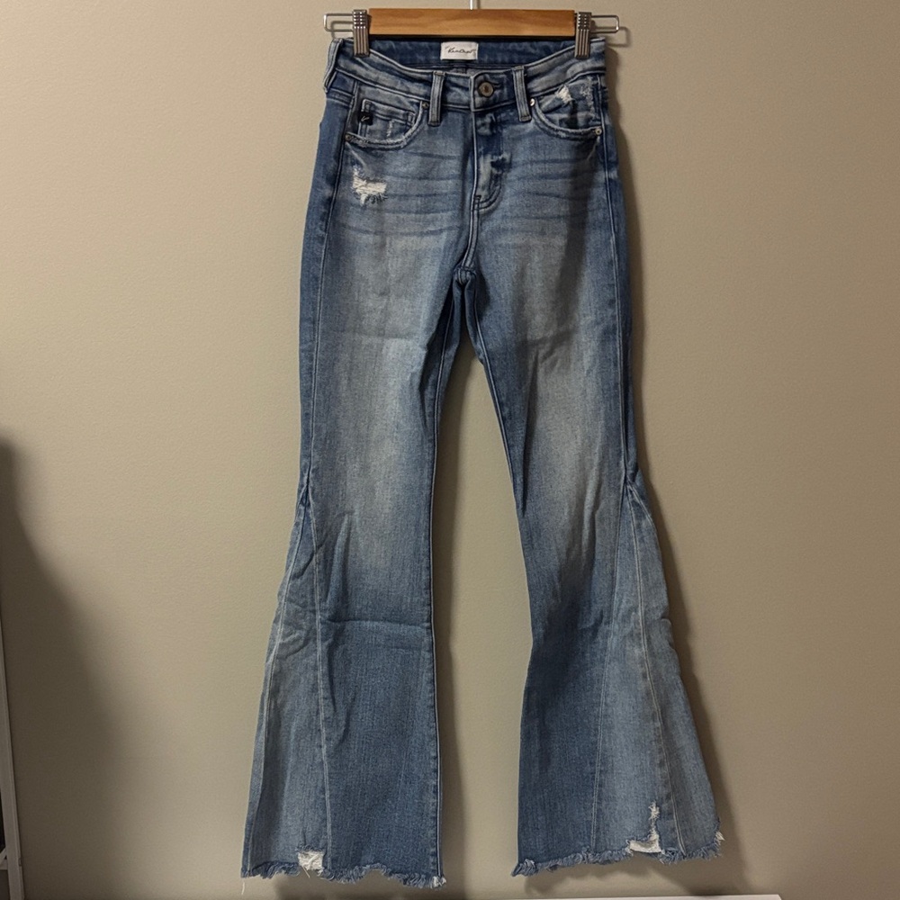 Womens kancan Blue Flare Jeans